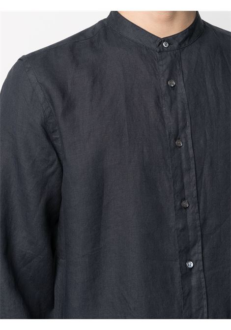 camicia bruce uomo navy in lino ASPESI | CE76 C19585098